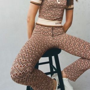 Zara x Spalding Patterned Pants